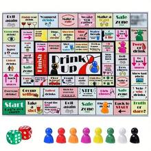1pc Adult Drinking Game Mat With Game Pieces, Multi-Functional Party Entertainment Set, Suitable For Night Games, Birthday Parties, Family Gatherings And Casual Get-Togethers, Birthday Party Supplies - Party Board Games - View 4