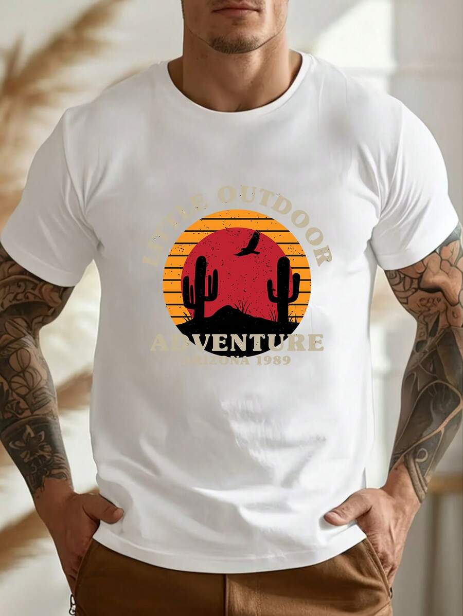 T-shirts för män - Vitt - Visa 1
