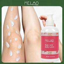MELAO 果酸亮肤身体乳，7-14天均匀肤色，淡化色斑，适用于手肘、膝盖等部位，蕴含天然萃取物，保湿滋润，250毫升/8.45液盎司 - 紅色 - 查看 1