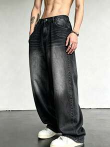 Men Jeans - Black - View 1