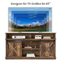 Tv Stand Brown Made Of Wood For Living Room - 棕色 - 查看 5
