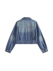 Women's New Denim Jacket, Hot-Selling Style, Autumn Blue Korean-Style Youthful Top - Blue - View 10