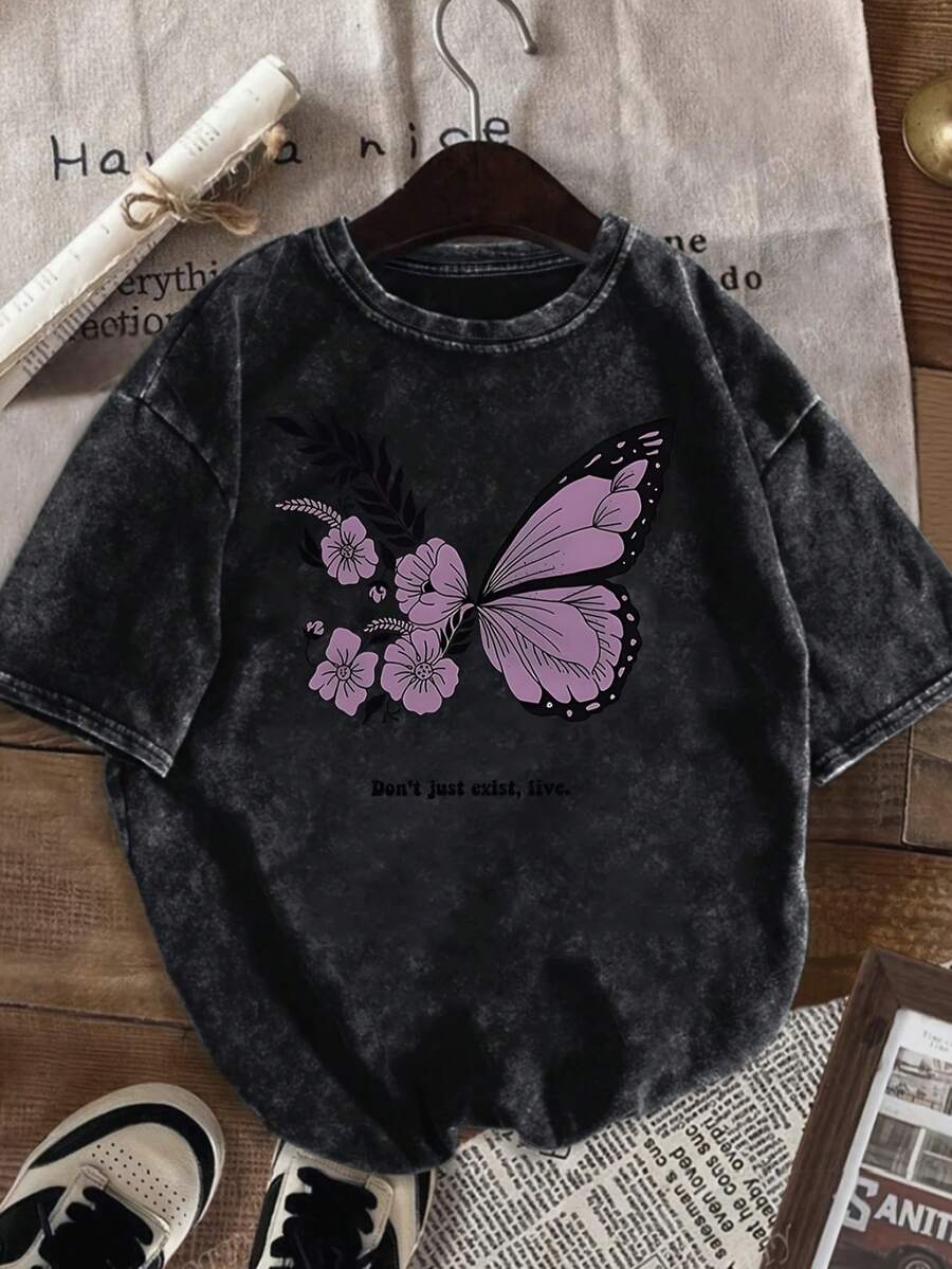 Women T-Shirts - 黑色 - 查看 1