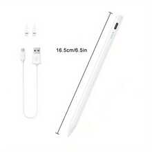 Apple Stylus Pen With LED Battery Indicator, Palm Rejection, Touch Control, Compatible With IPad 2018-2024 - Multicolor - View 5