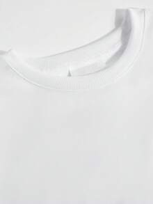 2026 Autumn Women's Custom Loose White Pullover Sweatshirt, Lemon And Letter Print, Vacation Casual Style - White - View 7