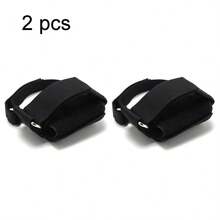 1 Pair Adjustable Ankle Dumbbell Weights, Fitness Ankle Straps, Tibia Trainer Leg Bands, Leg Weight Dumbbells, Leg Stretching And Strength Training Equipment - Black - View 1