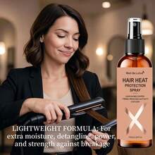 WATR BE LOTUS Semprotan Pelindung Panas Keratin 100ml, Untuk Pengering Rambut dan Pelurus Rambut, Kondisioner Tanpa Bilas, Anti-Frizz, Membuat Rambut Halus dan Berkilau, Formula Bebas Alkohol. - Pakaian formal - View 5
