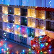 USB Powered Firework Copper Wire Fairy Lights, 3 Color Modes Warm White/Cool White/RGB, Bendable Branch Shape LED String Lights For Bouquet, Vase & Table Home Decor - Silver - View 7