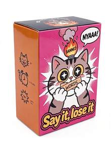 1 Box Say It Lose It Forbidden Word Card Game - Hilarious Party Icebreaker For Christmas Gatherings & New Year's Eve, Adult Tabletop Entertainment Gift - Multicolor - View 11