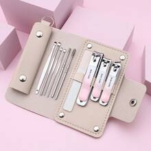 10/5/4pcs High Carbon Steel Precision Manicure & Pedicure Tool Set, Includes Nail Clipper, Nail File, Ear Pick And Storage Box, Suitable For Nail Salon, Beauty Parlor And Daily Home Care - Multicolor - View 17