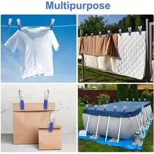 Swimming Pool Cover Clips, Strong Windproof Clips, Suitable For Swimming Pool, Drying Clothes, Quilts And Other Multi-Purpose Clips, Durable Windproof Fixing Device For Securing Swimming Pool Cover - Multicolor - View 5