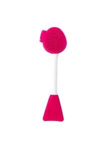 Sikat Pembersih Wajah Silikon Dua Ujung & Aplikator Masker Baru, Spatula Masker Lumpur Penghapus Makeup 2-in-1, Alat Kecantikan Perawatan Kulit - MultiWarna - View 9