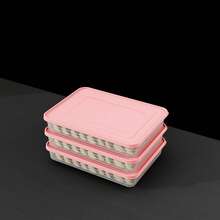 3pcs Leak-Proof Storage Containers With Lids, Hand Washable, Suitable For Dumplings, Pasta, Meat And Vegetables, Freezer , Airtight And Leak-Proof, Long-Term Freshness - Multicolor - View 13