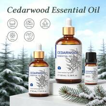 Minyak Esensial Kayu Cedar HIQILI, 100mL/30mL/10mL Minyak Esensial Kayu Cedar Murni, Cocok Untuk Meditasi, Aromaterapi, Kulit, Tubuh, Pijat, Pelembap Udara, Menenangkan Diri, Relaksasi, Perawatan Kulit Kepala - kayu cedar - View 2