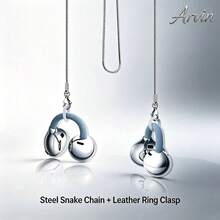 Arvin Anti-Lost Ear Clip Lanyard Compatible With Huawei FreeClip 2, Shokz OpenDots-ONE, TOZO Open-EarRing, Adjustable Metal Snake Bone Chain Earphone Lanyard Holder, Universal Clip-On Earphone Anti-Drop Rope Accessory, Suitable For Sports, Running, Travel - View 14