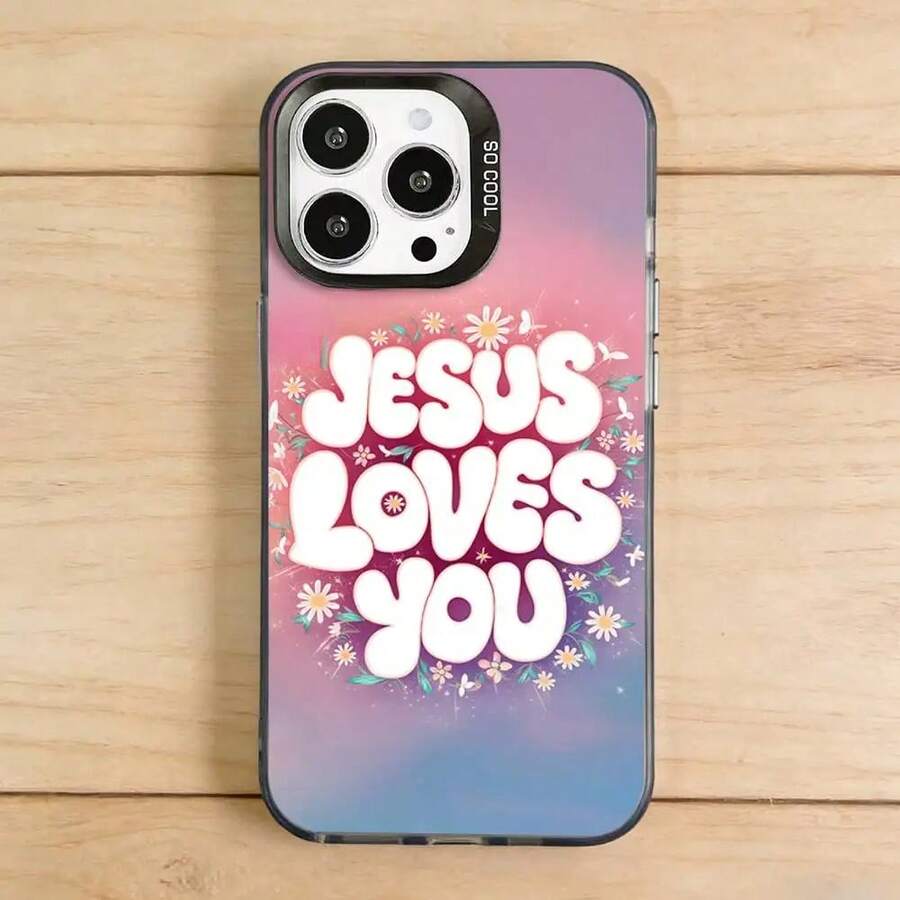 Lord Jesus Loves You Phone Case For IPhone 17 16 15 14 13 12 11 Pro Plus Max Silicone Hard Cover JR56 - 001 - 查看 1