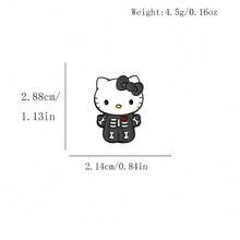 SANRIO 1件可愛卡通三麗鷗胸針，萬聖節與聖誕節金屬徽章，Hello Kitty胸針，柔和甜美貓咪合金包包配件針 - 彩色 - 查看 16