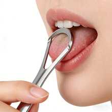 Multi‑Color Tongue Scraper Kit With Storage Case, Stainless Steel Multi‑Style Tongue Cleaners, Reusable Oral Hygiene Tools, Remove Tongue Coating & Reduce Bad Breath, Portable Mouth Care Set For Men Women Home & Travel - Multicolor - View 3