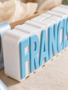 Personalized Piggy Bank, Customized Letter Piggy Bank, Customizable Text/Name, Durable And Sturdy, Suitable For Birthday, Christmas Or Various Holiday Gifts, Ideal As Back To School Gift, Perfect For Home Or Office Storage - Multicolor - View 7