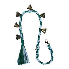 Pet Braided Doorbell Rope, Dog Training Braided Leash, Travel Braided Bell Rope, Guide Dog Braided Doorbell Rope, Pet Toilet Signal Dog Leash, Door Lock Exit Signal Dog Training Doorbell Rope - Green - View 10