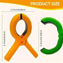 8pcs Extra Large Beach Towel Clips, Suitable For Beach Chairs, Cruise , Colorful Sturdy Clips To Secure Towels, Clothes, Pool, Boats, Etc. - Multicolor - View 8