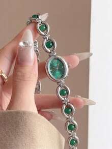 gedi 1 buah Jam Tangan Gelang Wanita Berbentuk Ular, Jam Tangan Quartz Merek Ternama - Hitam - View 20