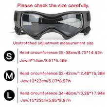 1pc Outdoor Pet Sunglasses, UV Protection Lenses, Lightweight And Durable, With Adjustable Headband, Designed For Small And Medium Dogs, Suitable For Outdoor Walks, Travel, Parties And Holiday Dress-Up - Multicolor - View 6