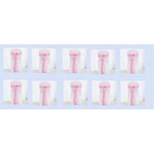 10pcs Pink Satin Chair Back Bow Ribbon, Suitable For Banquet, Hallway, Party, Bridal Shower, Restaurant, Birthday Party, Event, Dinner, Hotel Decoration And Other Occasions Wedding Chair Back Decoration (Bow Needs To Be Tied Manually) - Pink - View 10