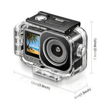 For Osmo Action 6 PULUZ Magnetic 60m Waterproof Housing Diving Case Magnetic Quick-Release Horizontal-Vertical Cover (Transparent) - View 3