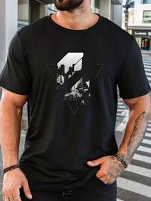 Camisetas de hombre - Negro - Ver 6