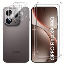 Compatible With OPPO Find X9 /X9S /X9 Pro/X9 Ultra / Find X8/ X8 Pro / Reno 15F /Reno 15/Reno 15 Pro /Reno15 Pro Max/RENO16 /REN0 16 F/Reno 16 PRO Tempered Glass Screen Protector, High Definition, Supports Fingerprint Unlock, Transparent Screen Protector, 3D High Definition Camera Lens Protector, Curved High Definition Transparent Tempered Glass Film - Clear - View 4