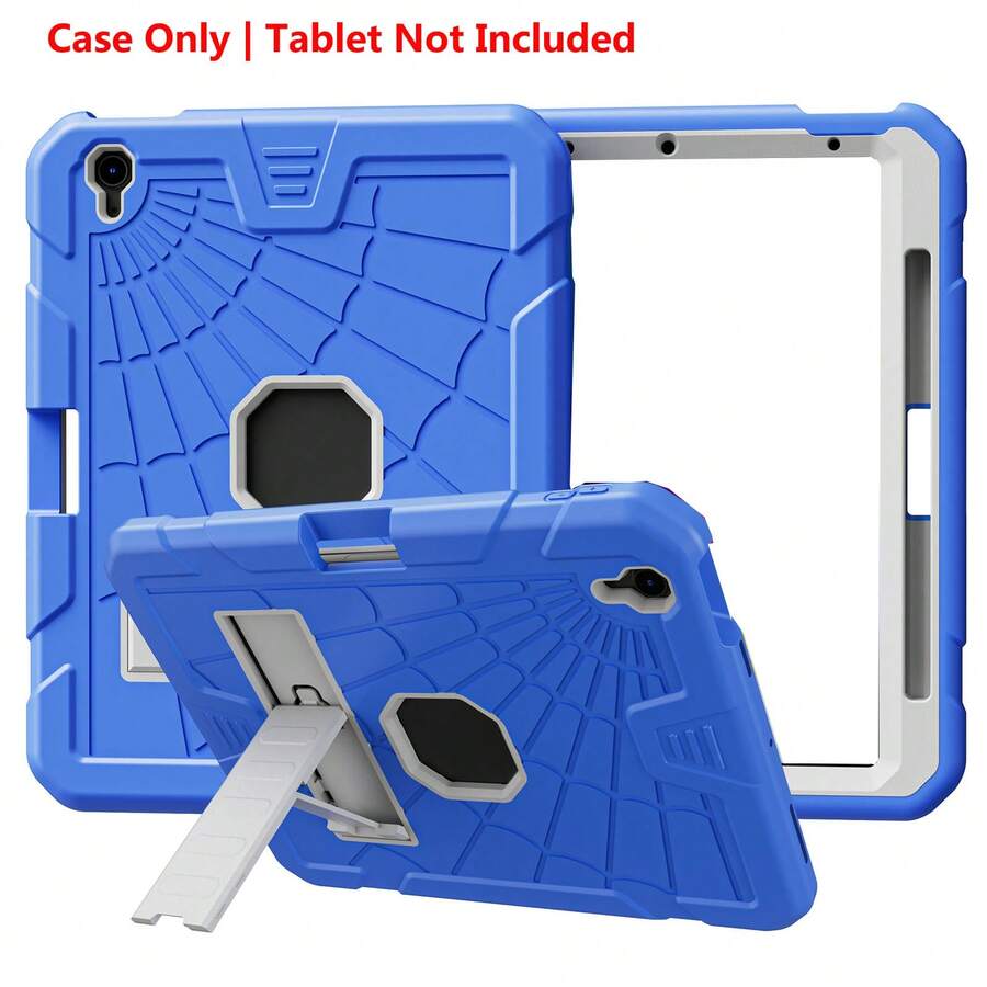 1pc Stock Case Compatible With Ipad Air4/5 Generation 2020/2022(10.9 Inch) Air 5 Gen 10.9 Inch 2022 Air 5 Gen 10.9 Inch Heavy Duty Military Grade Rugged Protective 10.9" 11'' Cover With Built-In Stand For IPad Air 4 10.9 Inch Air4/5 10.9 Inch Tablet Case - Navy Blue + Black - View 1
