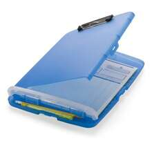 Officemate 83304 Slim Clipboard Storage Box, Translucent Blue - Azul translcido - Ver 7
