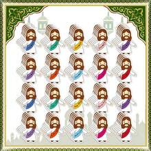 20/100/200pcs "Jesus Loves You" Religious Theme Stickers, Faith-Based Decorative Labels For Water Bottles, Laptops, Notebooks, Party Favors, Gift Wrapping, Journals, Scrapbooks, Envelope Seals And DIY Crafts - Multicolor - View 4