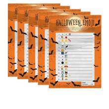 30Pcs-5pcs Halloween Word Search Game Card Set Halloween Party Game 30 Players Home Classroom Activities Fall Carnival Party Supplies - View 9