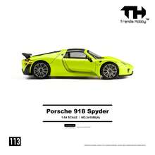 1:64 Hobby TH Porsche 918 Spyder Officially Licensed Zinc Alloy Die-Cast Car Model, Detachable Carbon Fiber Rear Cover, Fine Paint Finish, Highly Detailed Interior, Sturdy Construction, Halloween Christmas Birthday Gift - Multicolor - View 3