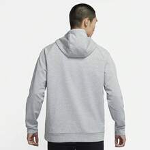 Nike Dri-Fit Casual Sports Logo Hooded Sweatshirt, Men's, Light Grey - Grey - View 5