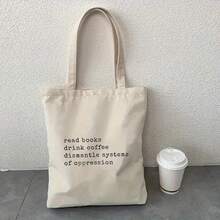 Kids Shoulder & Tote Bags - Beige-35x40cm/13.8x15.8in - View 1