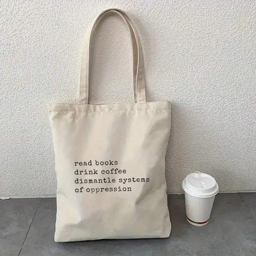 Kids Shoulder & Tote Bags - Beige-35x40cm/13.8x15.8in - View 1