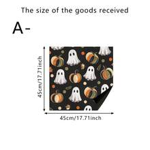 1/3pcs Halloween Pumpkin Ghost Window Privacy Film, Electrostatic Adsorption Anti-Peeping Window Film, Suitable For Bedrooms, Offices, Home Decor And Halloween Decorations. - Black Privacy Matte Screen Protector - View 12