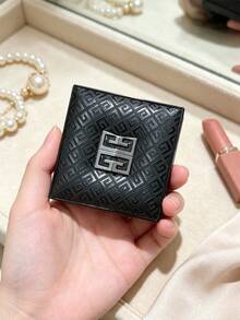 Givenchy Parfums Black 4G Logo Square Compact Makeup Mirror Portable Travel Hand Mirror - Black - View 9