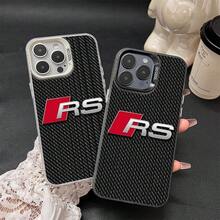 [Spedizione 24h Da DE/FR/ES] Sporty Performance Style Carbon Fiber Texture Metallic Finish Premium Shockproof TPU Fashion New Arrival European And American Ins  Phone Case For IPhone 18 ProMax Pro 17 E 16 Plus 15 14 13 12 11 8 7 XS Max X XR Air  S26 Ultra Plus S25 S21 Sunggalaxys24 Sunggalaxys23 FE Sunggalaxys22  15 Ultra Pro 14 13 Sunggalaxys24 Sunggalaxys23 FE Sunggalaxys22 - Black - View 2