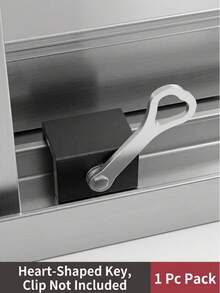 Upgraded Sliding Window Lock With Key, Adjustable Window Stop, Heavy-Duty Aluminum Alloy Sliding Door Safety Frame Stop, Suitable For Home, Office, Child And Pet Safety. - A - View 10