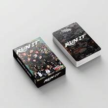 55Pcs RUN IT Photocards 2026 World Tour Lomo Cards K-Pop Collection Cards 2026 SK RUN IT Photocards World Tour Same Style Celebrity K-POP Merchandise Cards - Multicolor - View 5