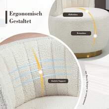 Furniture White Made Of Teddy For Everyday Home Use - 白色 - 查看 6