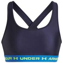 Under Armour حمالات الصدر رياضية نسائية - الأزرق - مشاهدة 3