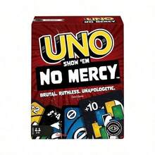 Mattel Game UNO NO MERCY Special Edition Card Game, Perfect For Breaking The Ice At Parties, Competitive Fun For And Teens, Gift Idea For Gamers, Great For Players,Presents For Birthday,Christmas, Halloween - Multicolor - View 8