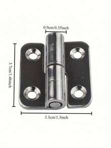Detachable Hinge - 304 Stainless Steel, Left-Hand Lift Sliding Joint Design, Classic Durable Metal Hardware Accessory, Ensures Door Installation, Door Repair Parts, Smooth Metal Surface, Streamlined Hardware - Silver - View 7