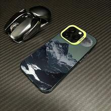 Phone Case - River And Mountain Pattern, Suitable For Iphone - 透藍 - 查看 3