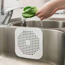 1pc Patterned Sink Clog Filter, Bathtub Shower Drain Stopper, Silicone Kitchen Odor Stopper, Drain Cover Kitchen Sink Filter, Waste Tank Filter, Bathroom Silicone Suction Cup Drain Stopper - A - View 3